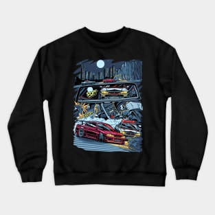 Police Skyline chasing Silvia s15 Japan Crewneck Sweatshirt